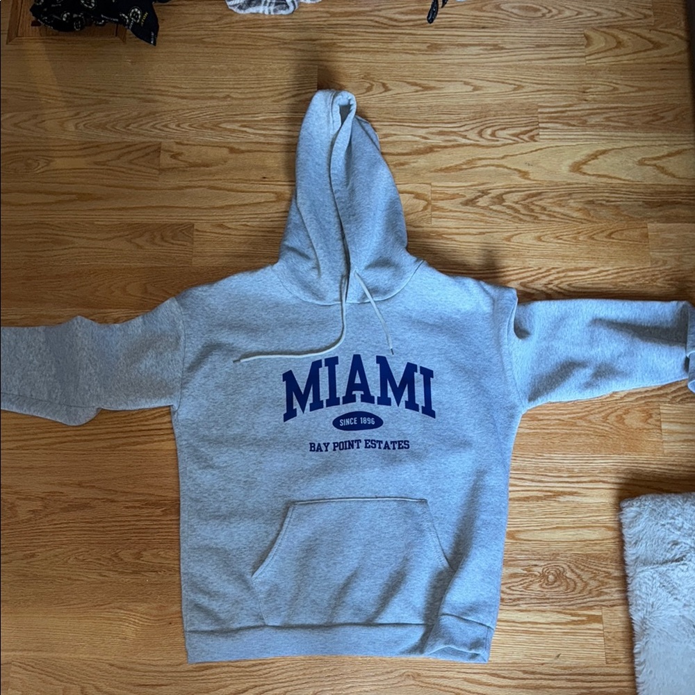 Gray Miami Hoodie